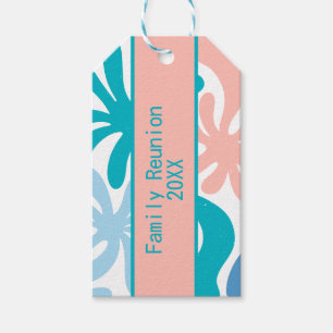 Family reunion summer theme Gift Tag