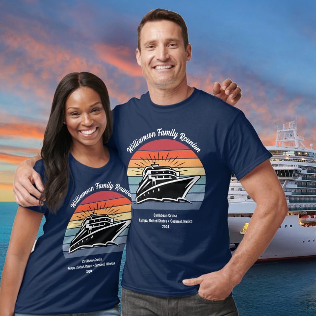 Family Reunion Summer Vacation Cruise T-Shirt (Family Cruise Matching Shirts)
