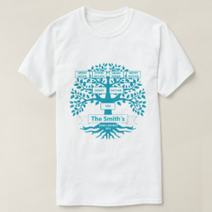 Family Reunion T-Shirt with Custom Family Tree