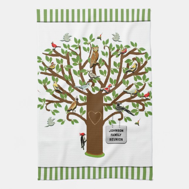 Family Reunion Tea Towel (Vertical)