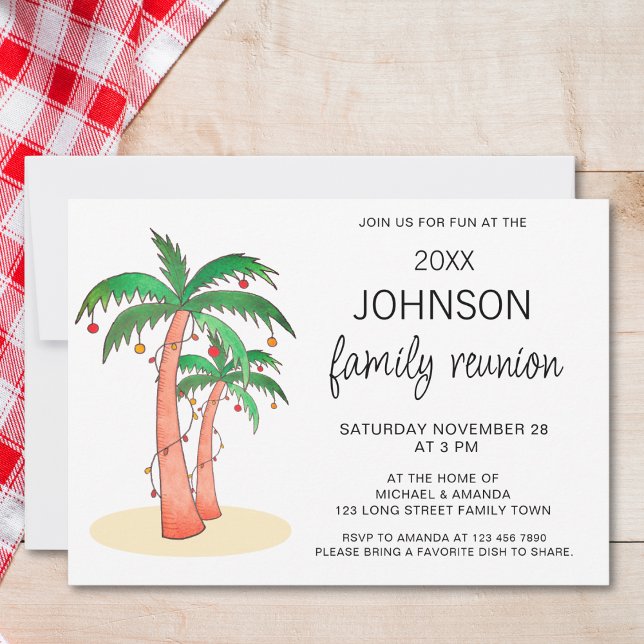 Family Reunion Tree Invitation (Creator Uploaded)