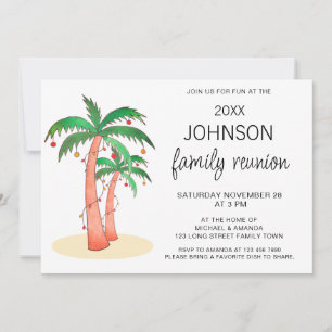 Family Reunion Tree Invitation