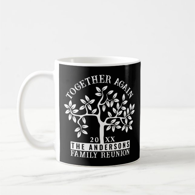 Family reunion tree, name and Date Coffee Mug (Left)