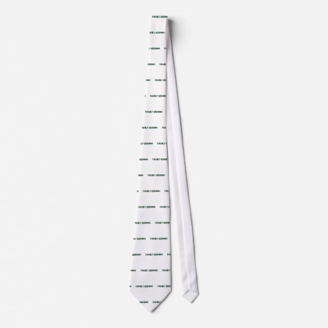 FAMILY REUNION TREE TEXT TIE (Front)
