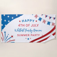 Family Reunion USA Flag Summer Party Custom Swag