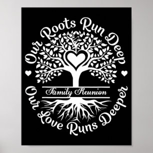 Family reunion vibes roots run deep love runs poster