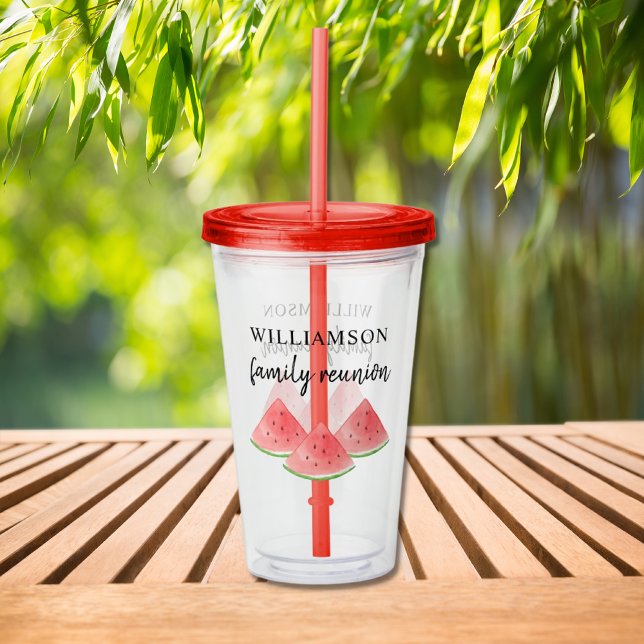 Family Reunion Watermelon  Acrylic Tumbler (Creator Uploaded)