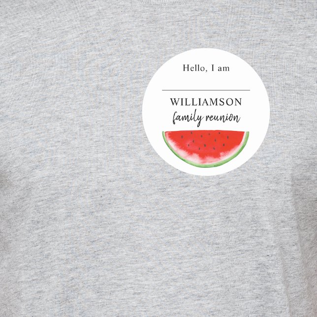 Family Reunion Watermelon Name Tag (Creator Uploaded)