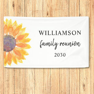 Family Reunion Welcome Banner