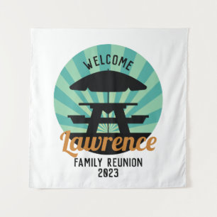Family Reunion Welcoming Sign Tapestry