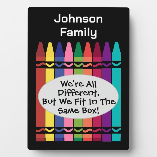 Family Reunion with a Custom Plaque (Front)