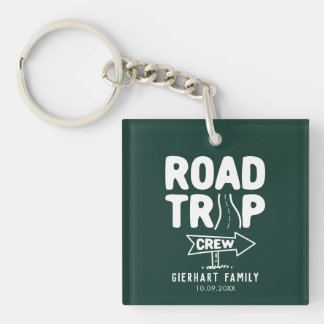 Family Road Trip Custom Summer Trip Keepsake Key Ring