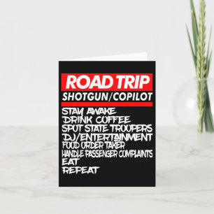 Family Road Trip Shirts Funny _ Vacation _ Summer Card