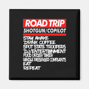 Family Road Trip Shirts Funny Vacation Summer Outd Magnet