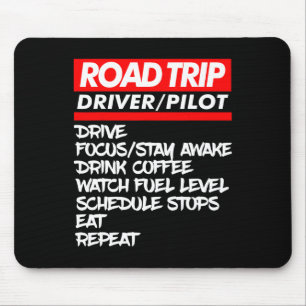 Family Road Trip Shirts Funny Vacation Summer Outd Mouse Pad