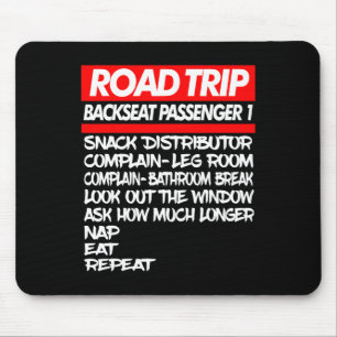 Family Road Trip Shirts Funny Vacation Summer Outd Mouse Pad