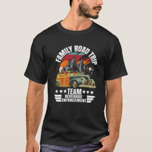 Family Road Trip Team Beverage Summer Vacation Tra T-Shirt