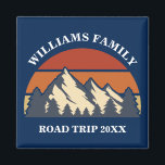Family Road Trip Vacation Mountains Custom Reunion Magnet<br><div class="desc">This awesome sunset over rocky mountains in nature makes a great image for a keepsake magnet gift for a family reunion, road trip, or summer vacation. Commemorate your annual event by coordinating with matching gifts for mum, dad, brother and sister. Just add your own last name and the year with...</div>