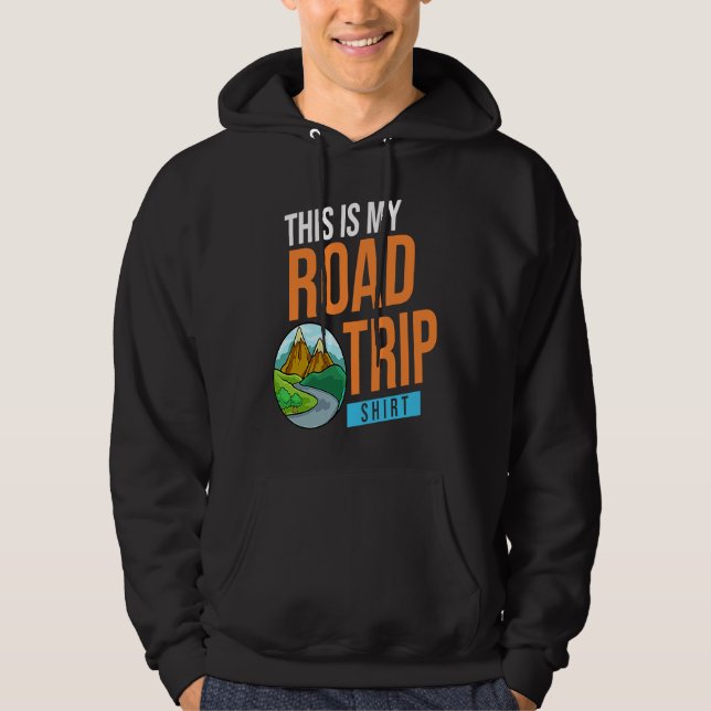 Family Road Trip Vacation Planner Usa Hoodie (Front)