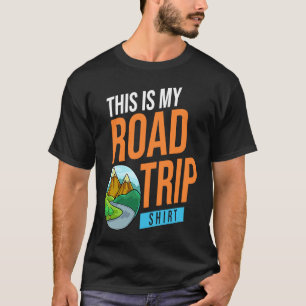 Family Road Trip Vacation Planner Usa T-Shirt
