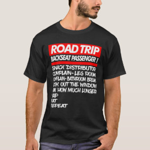 Family Road Trips Funny Vacation Summer Outdoors T-Shirt