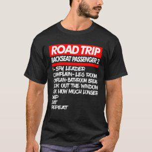 Family Road Trips Funny Vacation Summer Outdoors T-Shirt