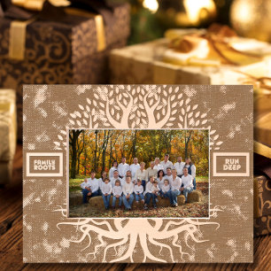 Family Roots Tree Etched Frames