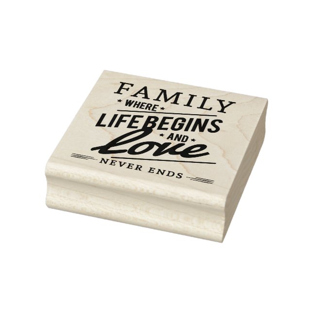 Family Rubber Stamp (Stamp)