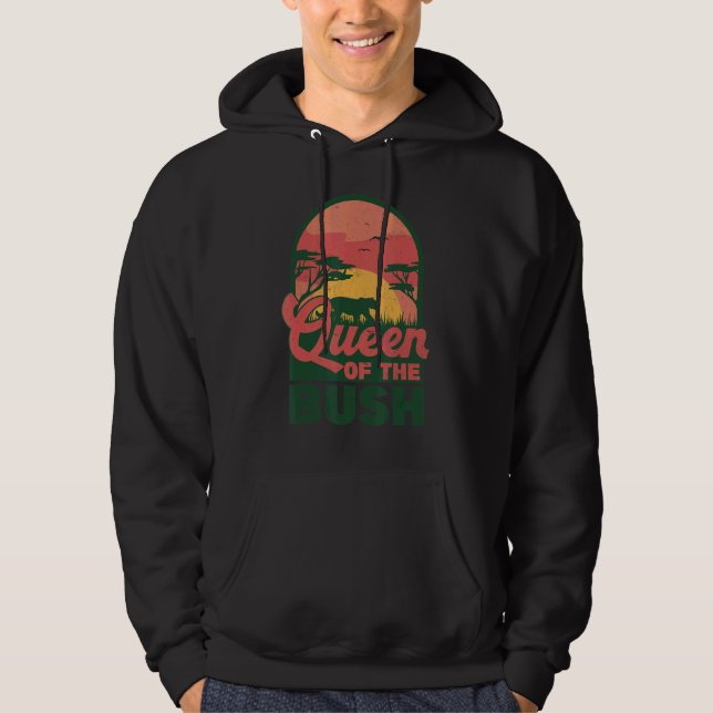 Family Safari  Africa Wild Tour Guide Hoodie (Front)