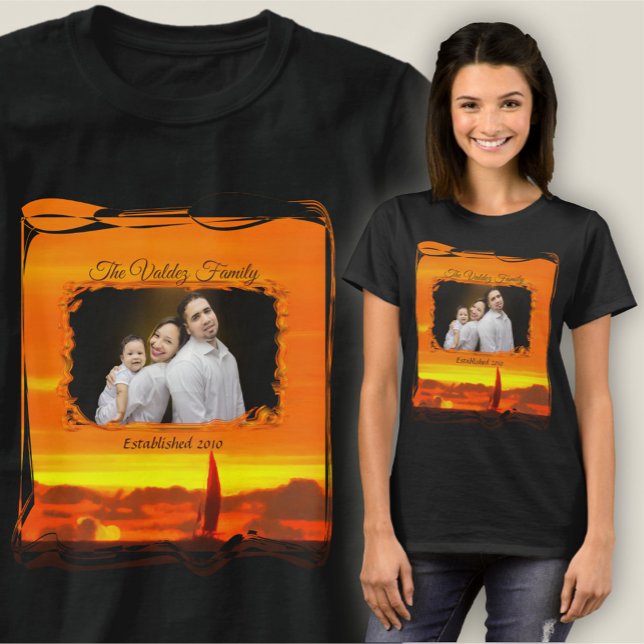 Family Sailboat Sunset 1300 T-Shirt (Creator Uploaded)