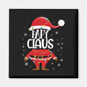 Family Santa Claus Matching Christmas Grandfather Magnet