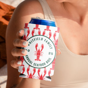 Family Seafood Boil Personalised Lobster Party Can Cooler