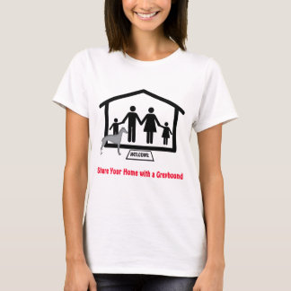 Family Share Home with Greyhound T-Shirt