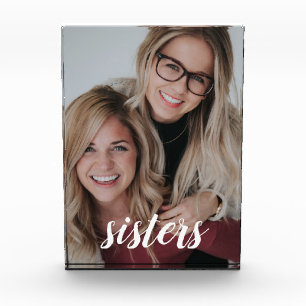 Family Sisters Personalised Photo Block