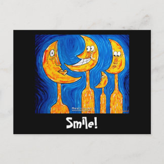 Family Smiling Postcard