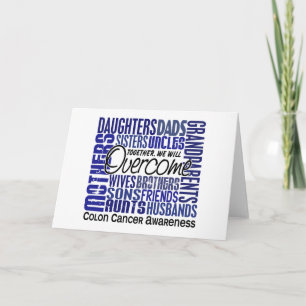Family Square Colon Cancer Card