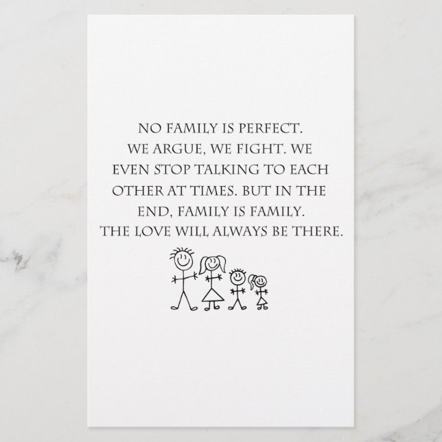 Family Stationery (Front)