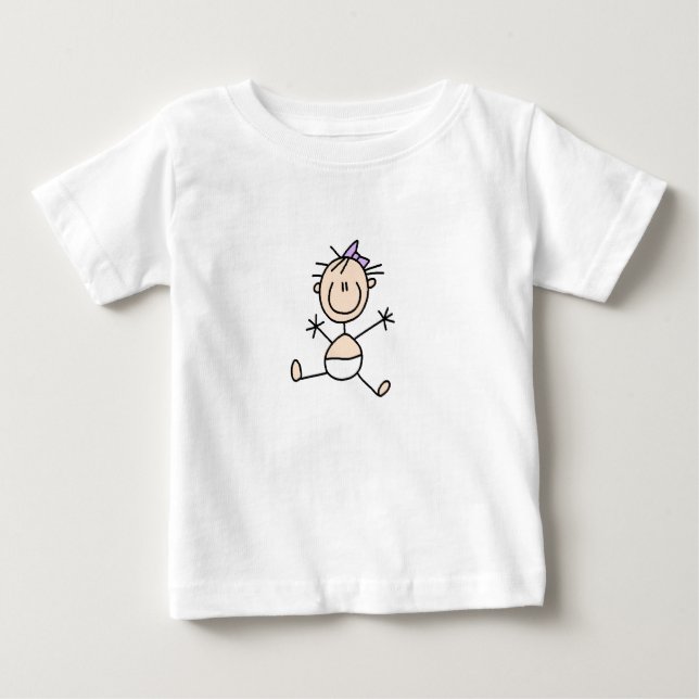 Family Stick Figure Baby Shirt (Front)