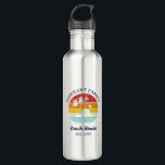 Family Summer Vacation Beach House Seaside Fun 710 Ml Water Bottle<br><div class="desc">Customise these camping retro designs for your beach or lake house by adding your family name or custom text, and year. I hope it’s not just about the cool design that caught your eye but the fact you’ll never find it in a department store rather makes this unique for you...</div>