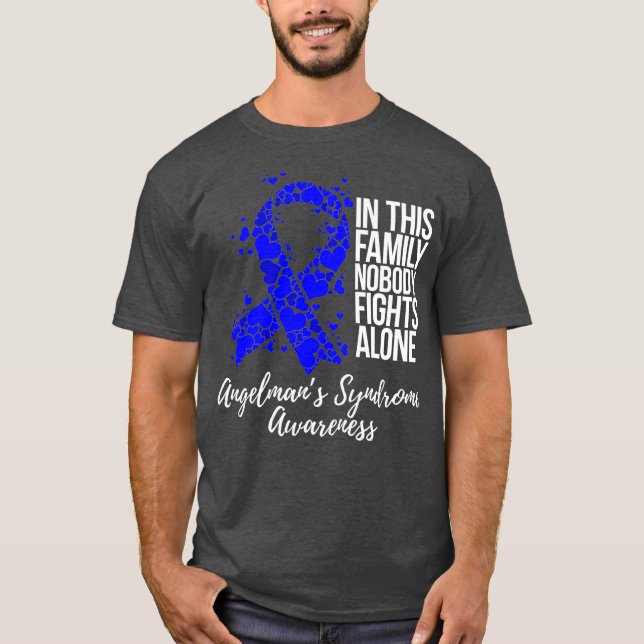 Family Support Angelman Syndrome Awareness T-Shirt (Front)