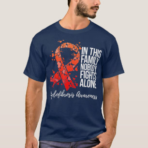 Family Support Myelofibrosis Awareness T-Shirt