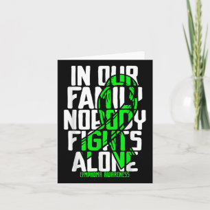 Family Support Non Hodgkins Lymphoma Cancer Awaren Card