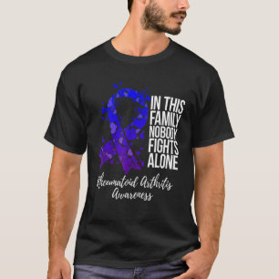 Family Support Rheumatoid Arthritis Awareness T-Shirt