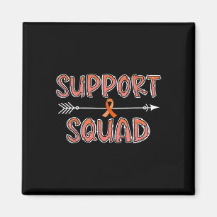 Family Support Squad Kidney Cancer Awareness Match Magnet