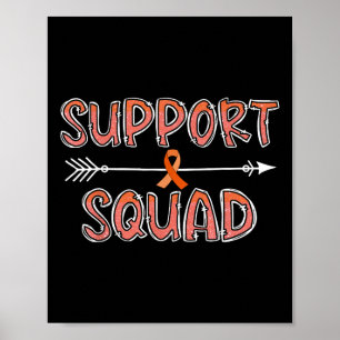 Family Support Squad Kidney Cancer Awareness Match Poster