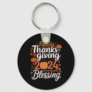 Family Thanksgiving 2024 Thanksgiving Crew Matchin Key Ring