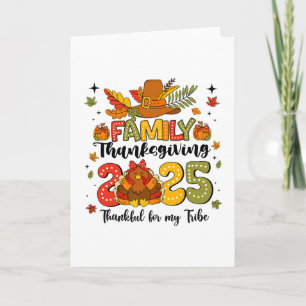 Family Thanksgiving 2025 Card