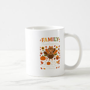 Family Thanksgiving 2025 Matching Turkey Crew Fall Coffee Mug