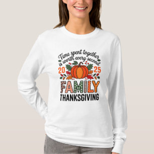Family Thanksgiving 2025 Shirt Editable Turkey