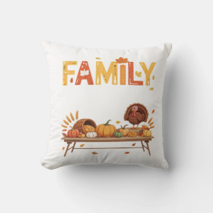 Family Thanksgiving 2025 Thankful For My Tribe Ess Cushion